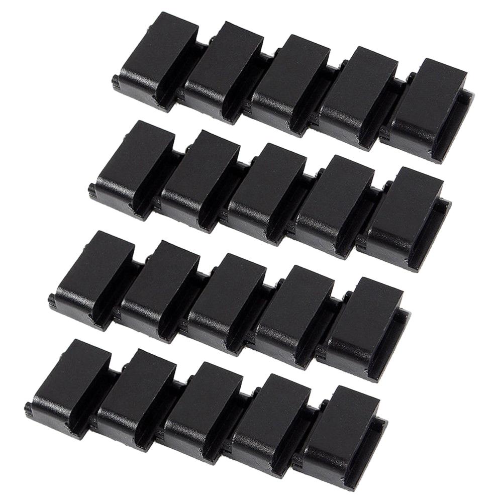 

50pcs Adhesive Car Wire Tie Clips Cord Fixer Organizer Clamps Line Holders, 501 Original