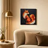 DIY Pre-Framed Fox Button Art Canvas Kit
