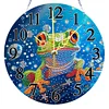 DIY Frog Acrylic Special Shape Diamond Painting Clock