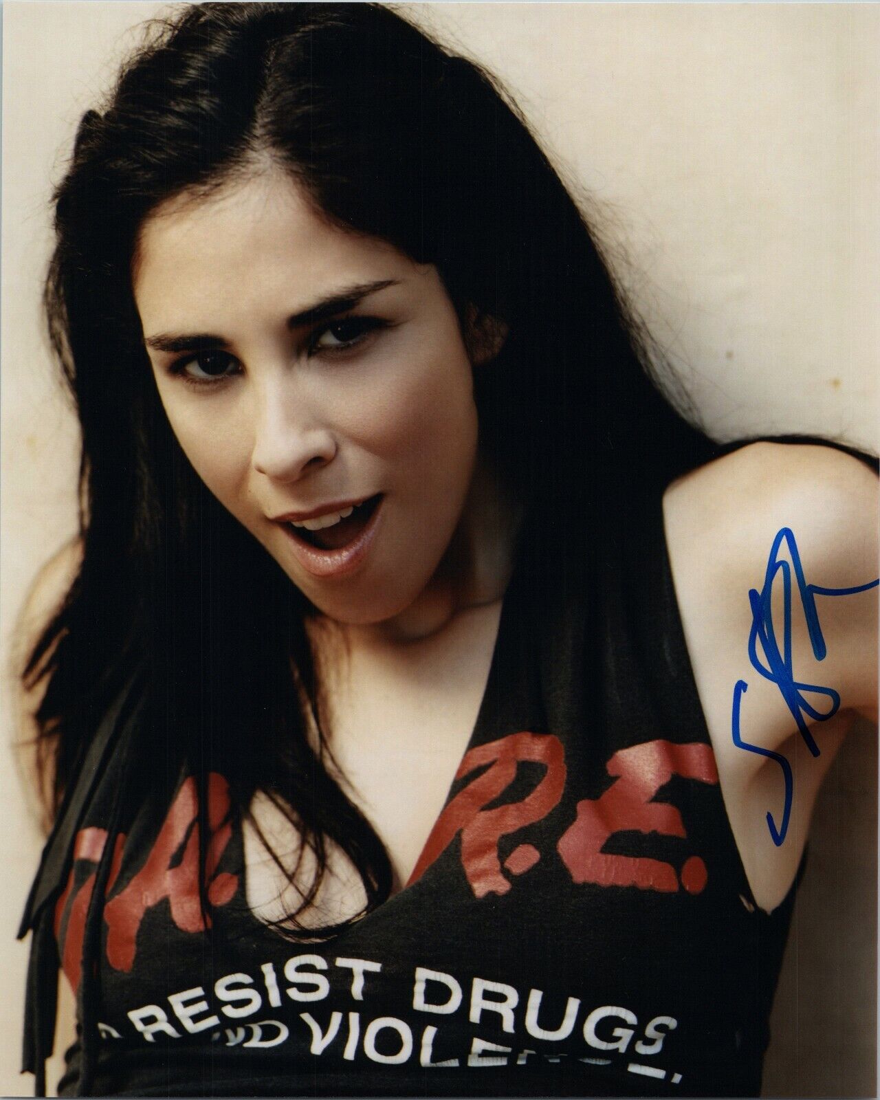 ~~ SARAH SILVERMAN Authentic Hand-Signed SEXY