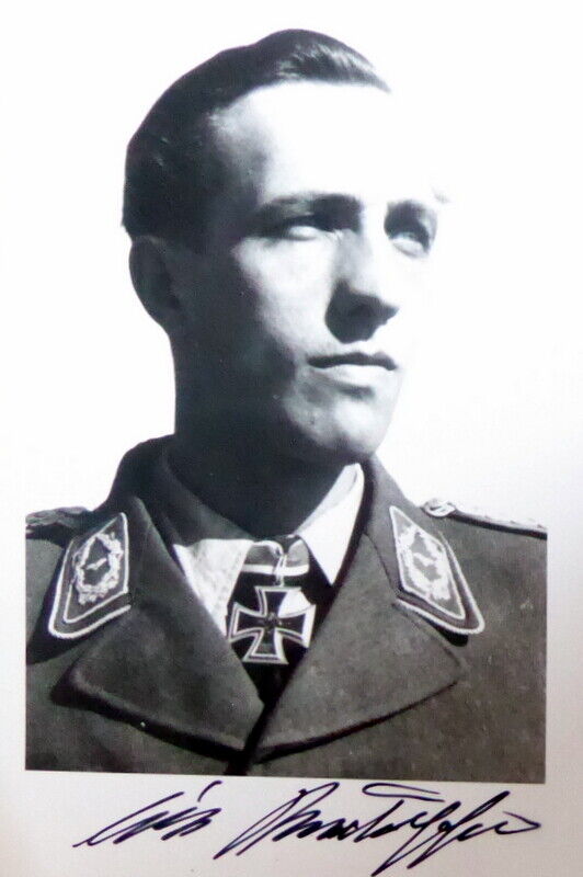 ERICH RUDERFFER Signed Photo Poster paintinggraph - World War 2 Pilot Iron Cross Award preprint