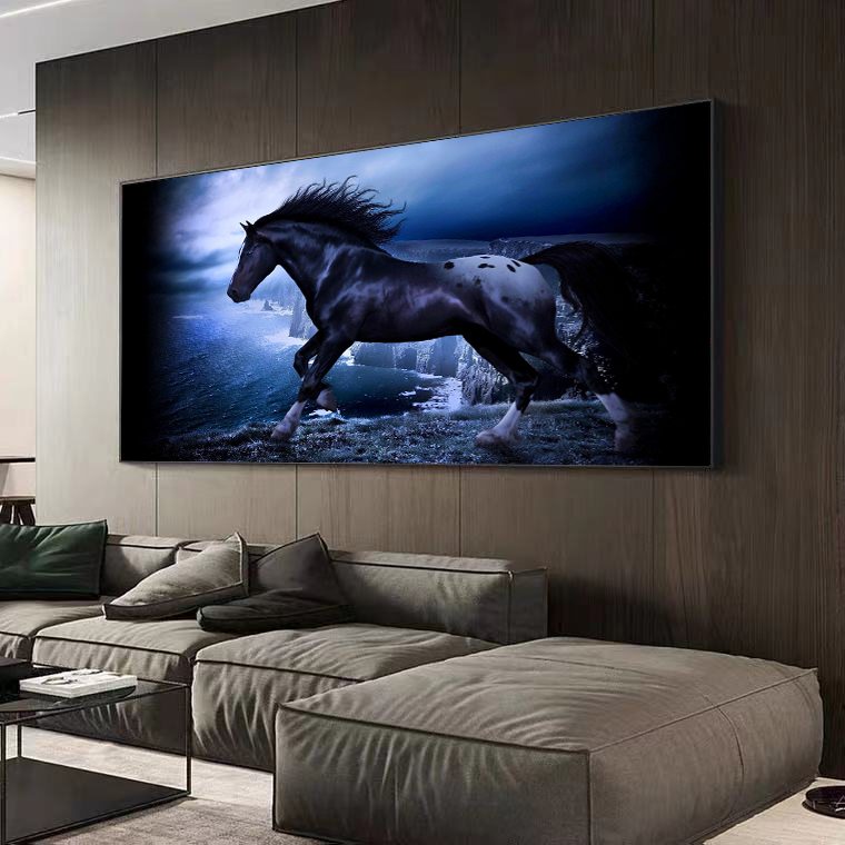 Modern large canvas Horse Canvas Wall Art