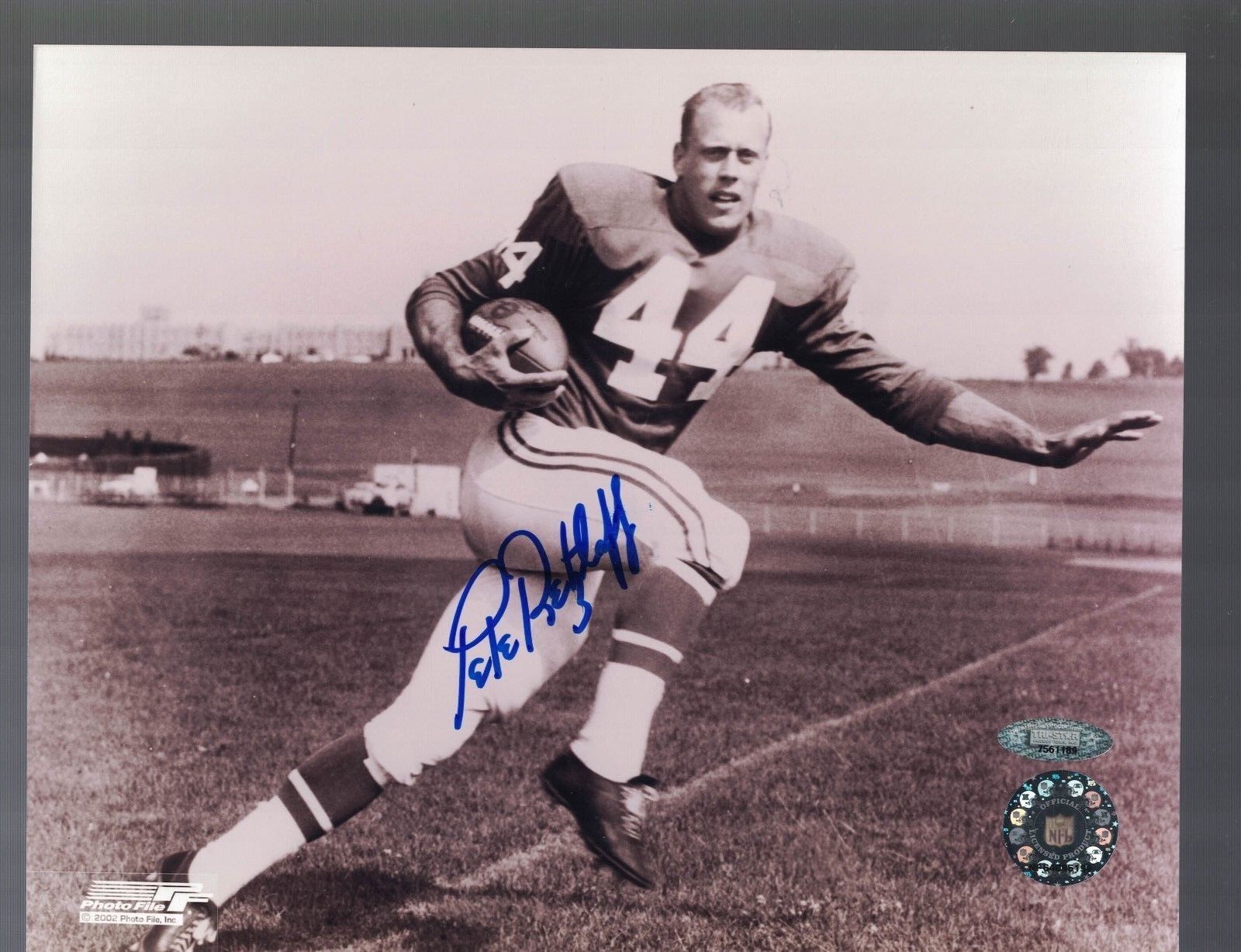 Pete Retzlaff Philadelphia Eagles HOF Autographed Photo Poster painting 8 x 10