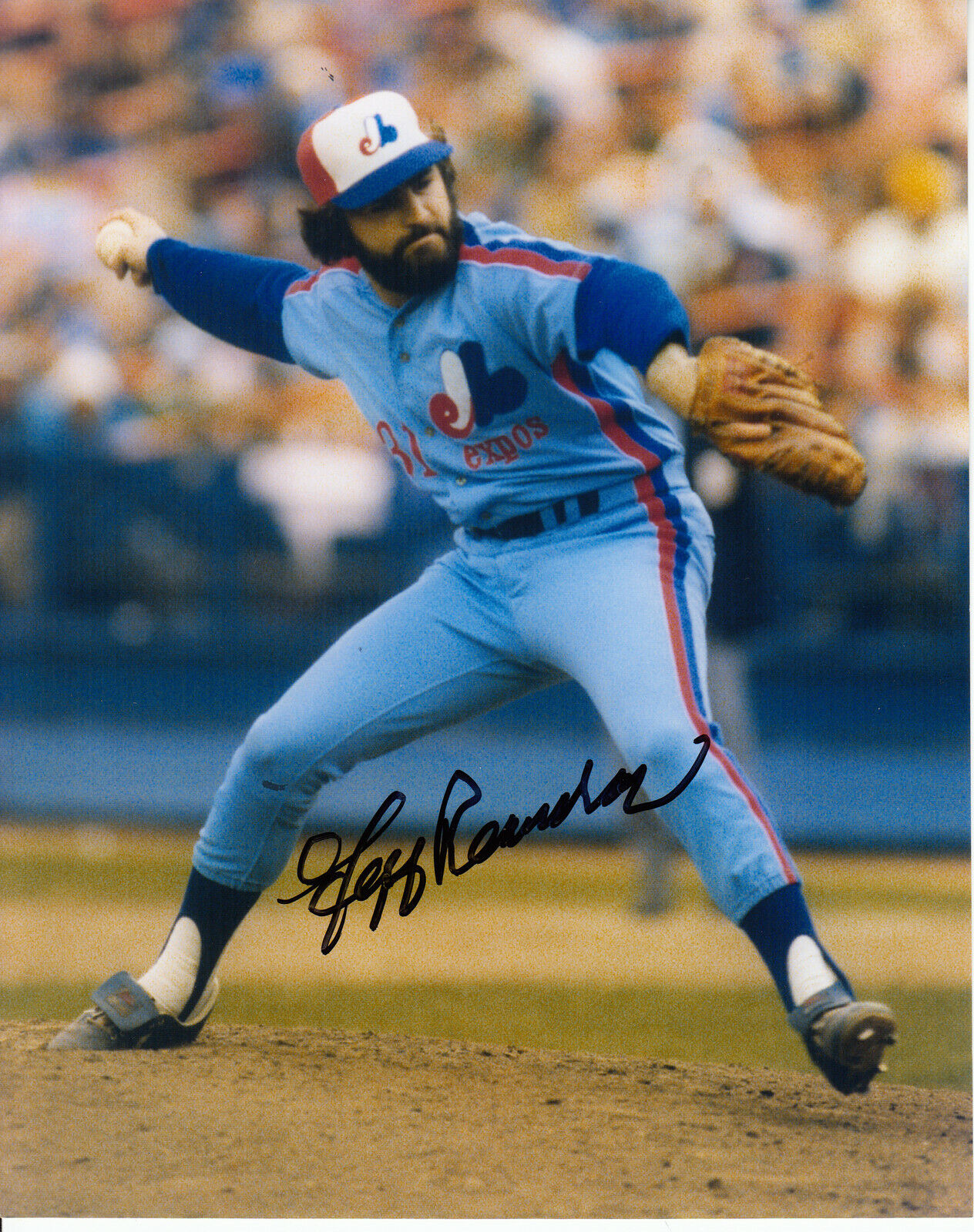 Jeff Reardon #0 8x10 Signed Photo Poster painting w/ COA Montreal Expos