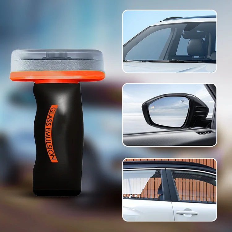 Pulitore per rimuovere il film oleoso dai vetri laterali dell'auto