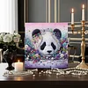 Kit de peinture en perles Panda diamond art avec cadre 9,84x9,84 pouces cadeau pour adultes