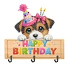 Holz alles Gute zum Geburtstag Hund - 5d DIY Handwerk Wandhaken