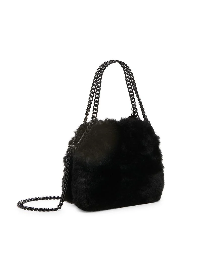 Stella McCartney Mini Faux Fur Shoulder Bag