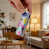 2K Mini Keychain Digital Camera Type-C Charging Retro Small Camcorder with TFT LCD Screen No TF Card for Kids Adults Travel Collectible Gift