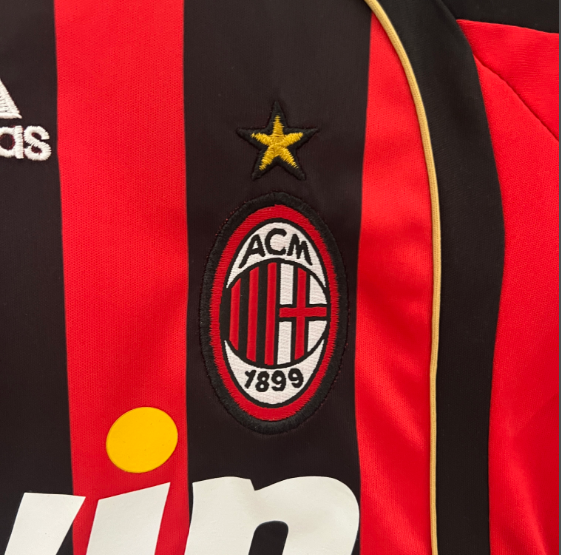 Retro 06/07 AC Milan Home Kids Kit Football Shirt Thai Quality