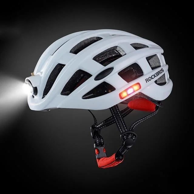 Smart Bike Helmet with LED Light 5 Colors - vzzhome