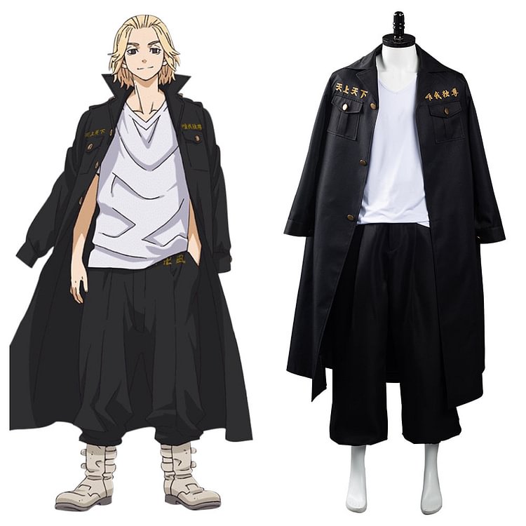 Anime Tokyo Revengers Manjirou Sano Cosplay Costume Outfits Halloween Carnival Suit