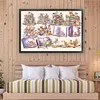 uk.everydayedeals (Limited Stock)Cross Stitch - 11ct Stamped - Animaux et livres (90*67cm)