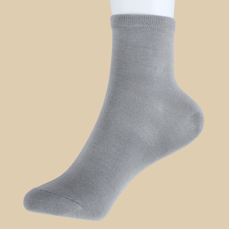 Silk Socks Women's Knitted Breathable Style Gray