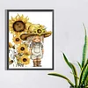 Diamond Painting -DIY Round Drill Sunflower Cowboy Kid