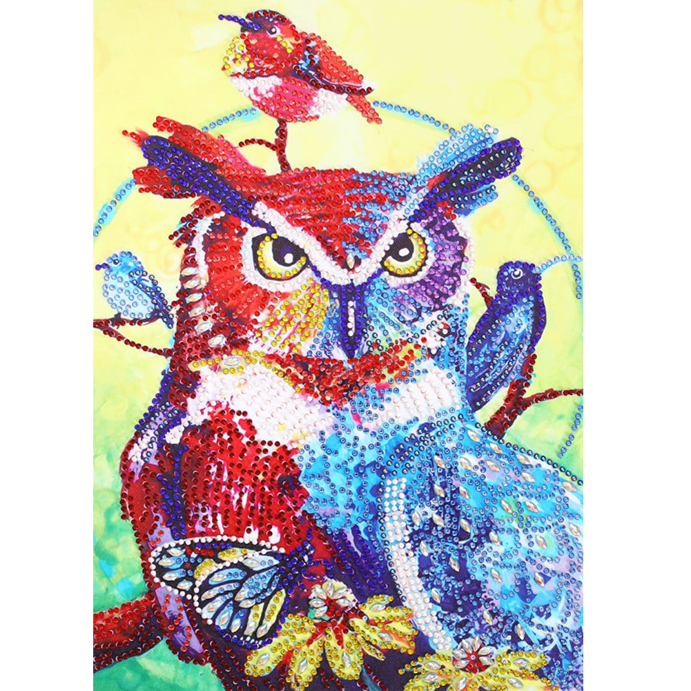 

Owl - Special Shaped Diamond Painting - 30*40CM, 501 Original