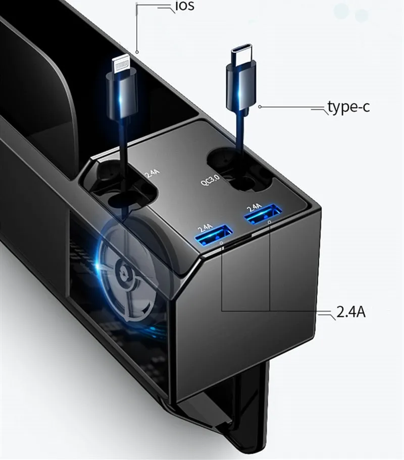 Fast Charging Phone Charger With Built In Storage Box