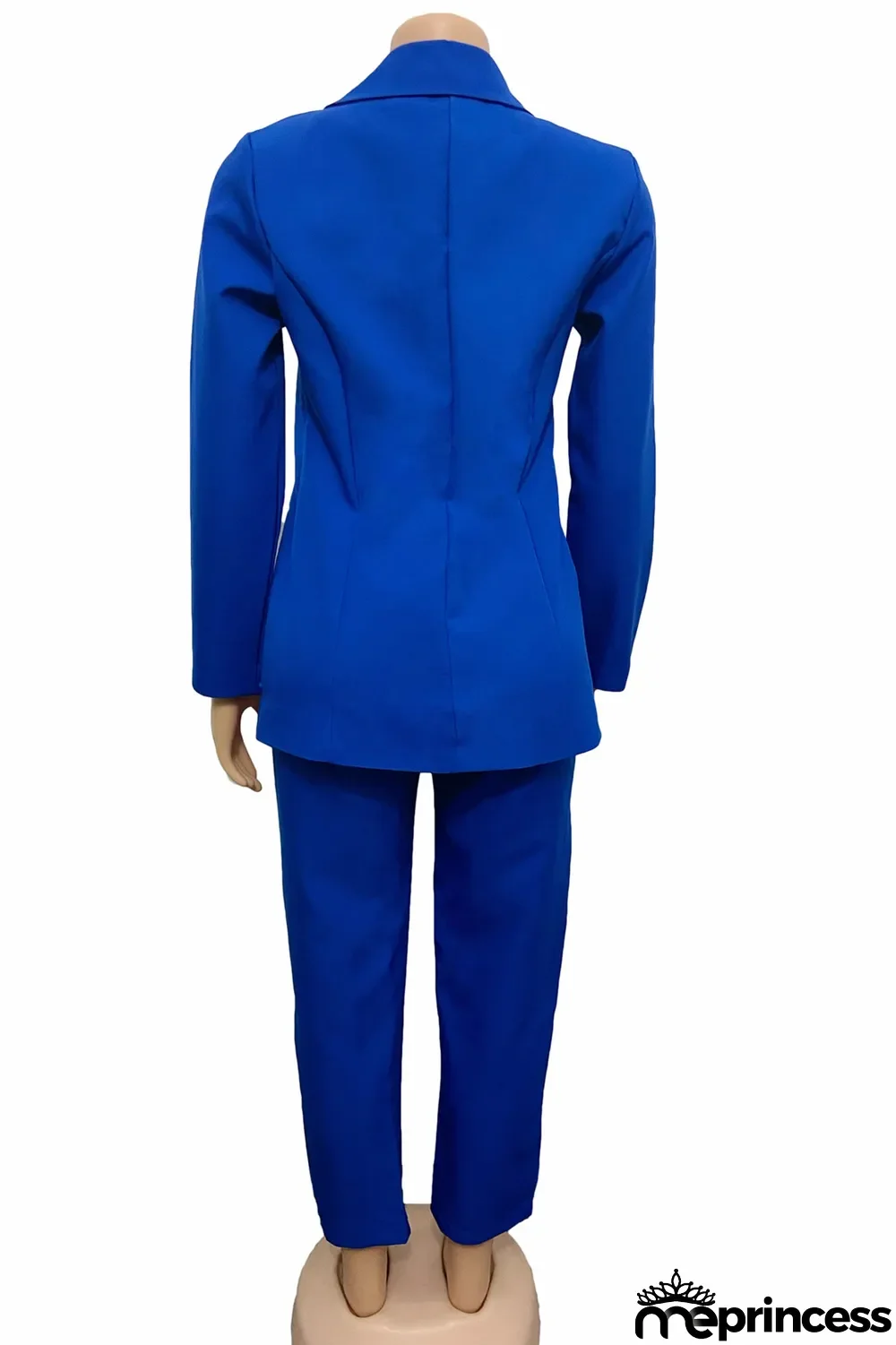 Yellow Fashion Casual Solid Cardigan Pants Turn-back Collar Long Sleeve Two Pieces