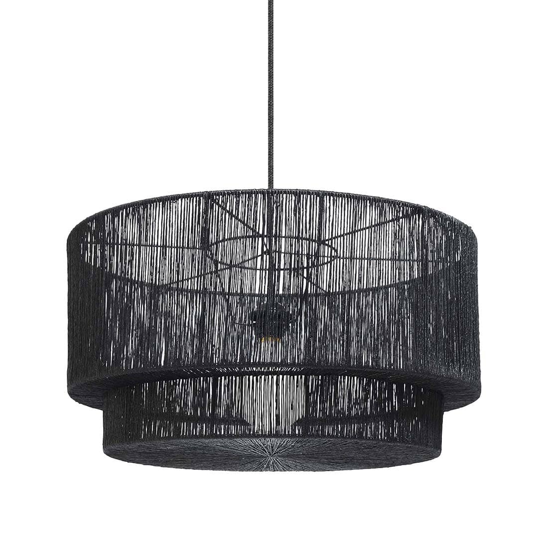 Twilight Lace Rattan Pendant Light