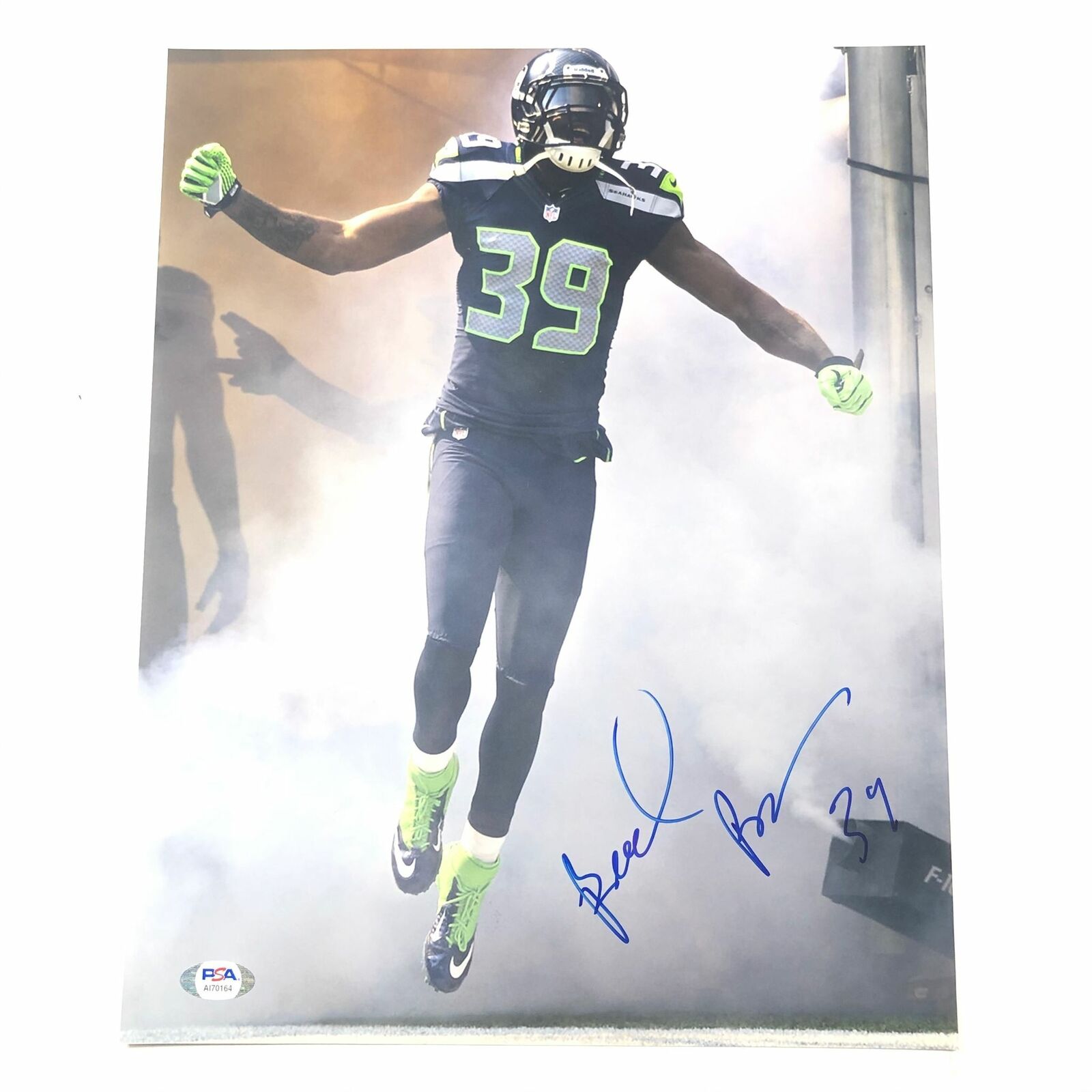 Brandon Browner signed 11x14 Photo Poster painting PSA/DNA Seattle Seahawks Autographed