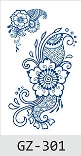 Drop Shipping Temporary Tattoo Stickers Sexy Flowers Juice Ink Lasting Girl Arm Neck Back Waist Buttocks Fake Tatoo Hot Sale DIY