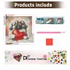 Diamond Painting -DIY Round Drill Love Puppy(40x40cm)