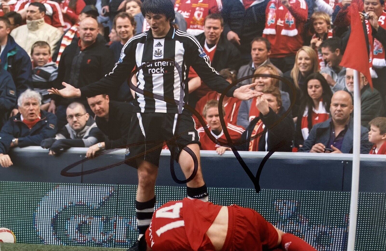 Joey Barton Genuine Hand Signed Newcastle United 6X4 Photo Poster painting 2