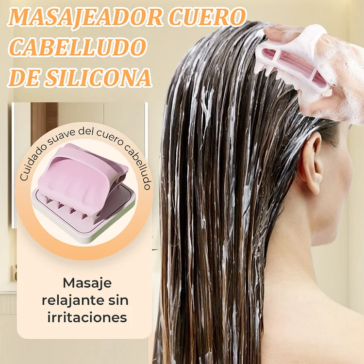 🔥Offre &agrave; dur&eacute;e limit&eacute;e&mdash;&mdash;Masajeador de Silicona para el Cuero Cabelludo