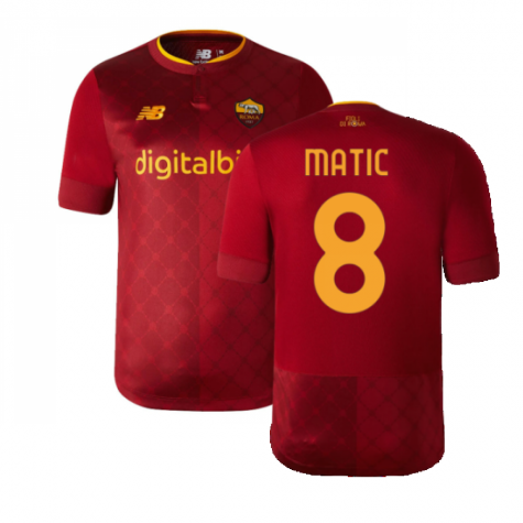 Maillot AS Rome Nemanja Matić 8 Domicile 2022/2023