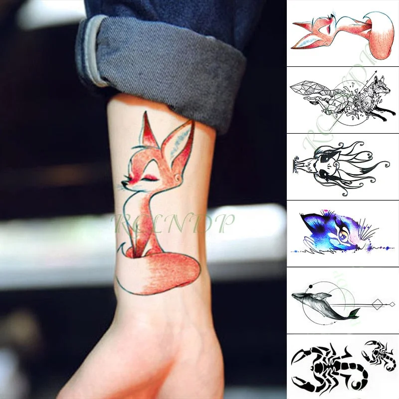 Waterproof Temporary Tattoo Sticker Love Heart Heartbeat Fake Tatto sexy clavicle Hand Arm Flash Tatoo for Kid Girl Men Women