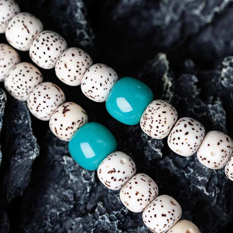 Tibetan 108 Mala Beads Bodhi Seed Elephant PiXiu Peace Bracelet