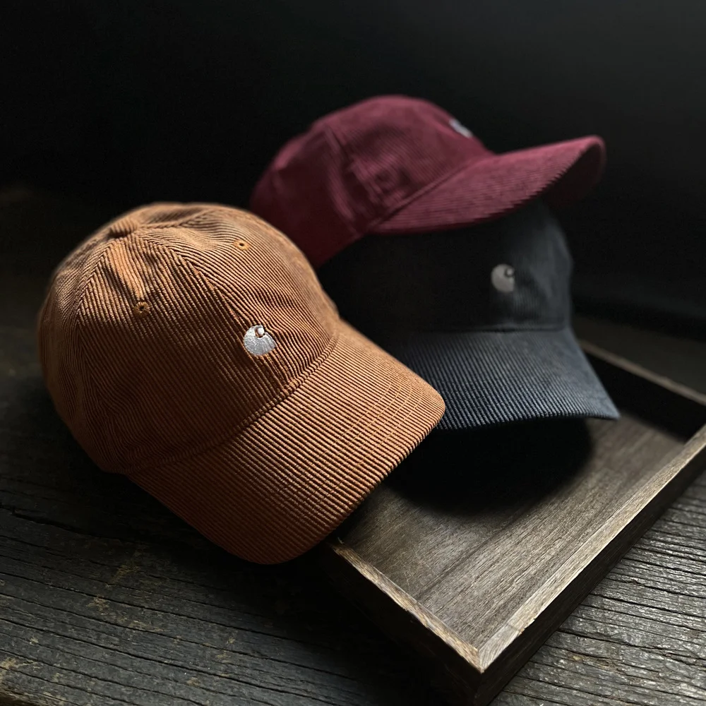 Unisex Vintage Corduroy Baseball Cap、、URBENIE