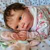 Reborn Newborn Baby Dolls 20" Real Looking Lifelike Brown Hair Cloth Body Girl Named Belinda - RBBI-Myrebornbabydoll&reg; Myrebornbabydoll&reg;