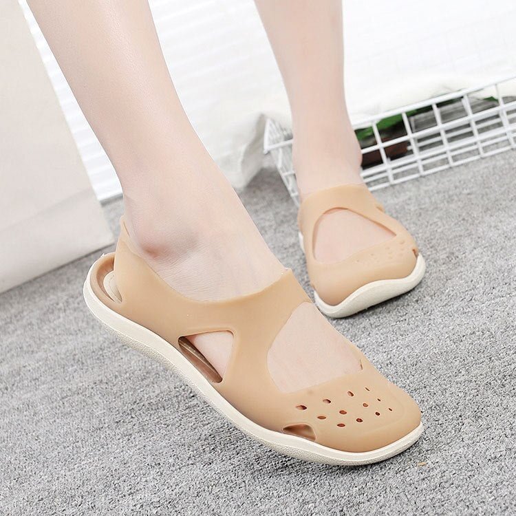 Women's Sandals 2020 Fashion Lady Girl Sandals Summer Women Casual Jelly Shoes Sandals Hollow Out Mesh Flats Beach Sandals