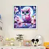 Pink Owl-11CT Stamped Cross Stitch 40*40cm/15.75*15.75in