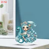 Seahorse Girl DIY Double-Sided Desktop Ornaments Diamond Art Kits