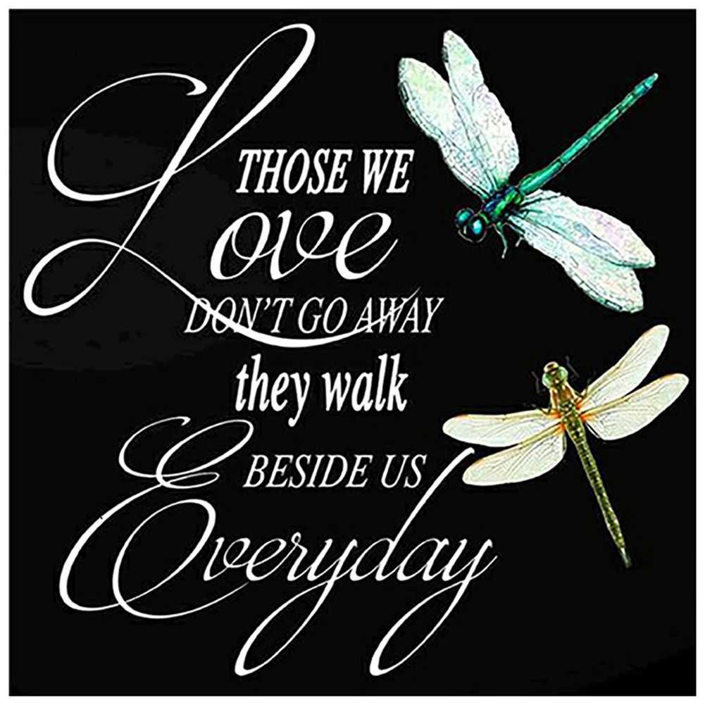 

Dragonfly LOVE - Round Drill Diamond Painting - 30*30CM, 501 Original