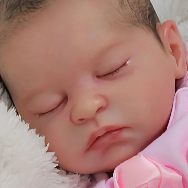 17" Cute Lifelike Handmade Sleeping Girl Baby Doll Rosies,Special Gifts for Children Rebornartdoll® RSAW-Rebornartdoll®