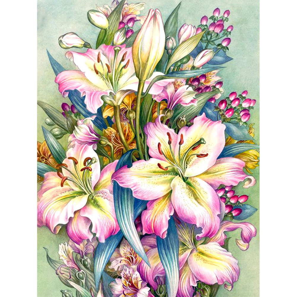 

Flowers - Square Drill Diamond Painting - 40*50CM, 501 Original