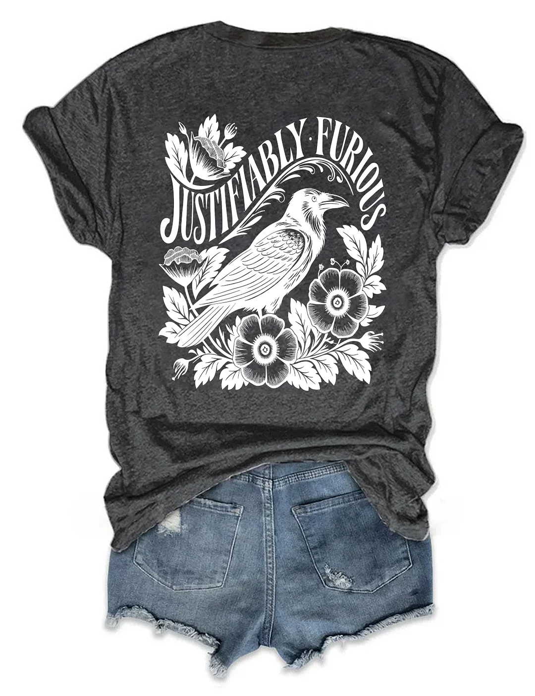 Justifiably Furious Raven T-shirt