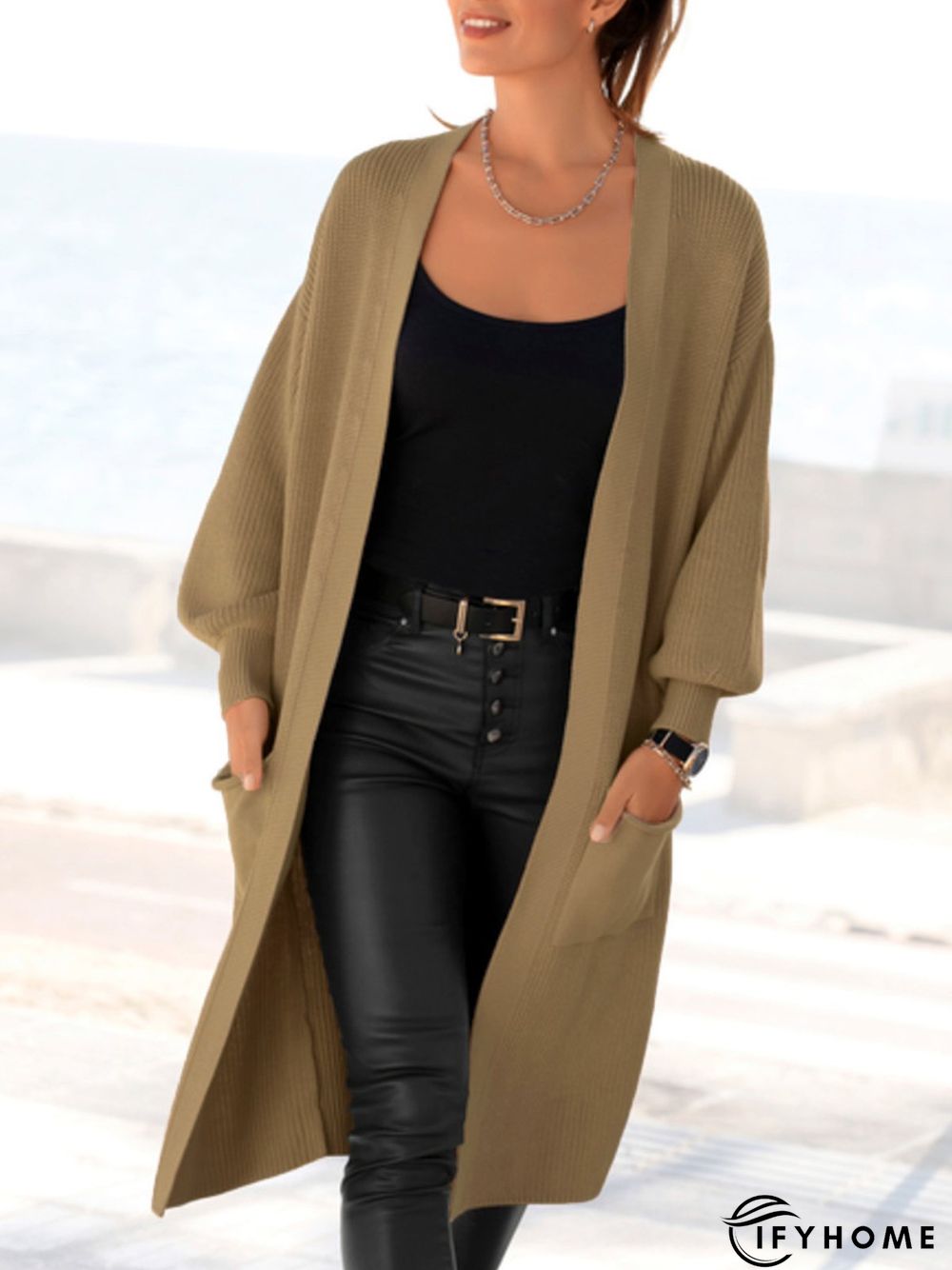 Casual Long Sleeve Outwear Cardigan | IFYHOME
