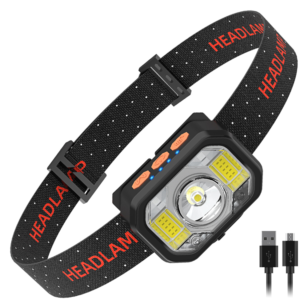 

Waterproof Rechargeable LED Headlamp Hands-free Waved Sensing Head Lamp, 501 Original