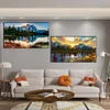 （2-Pack)Beautiful Landscape-Full Round Diamond Painting 70*40CM