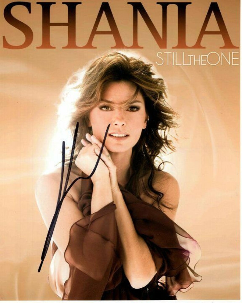 Shania twain signed autographed Photo Poster painting