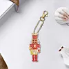 Nutcracker-(Double-Sided)6pcs Diamond painting keychain