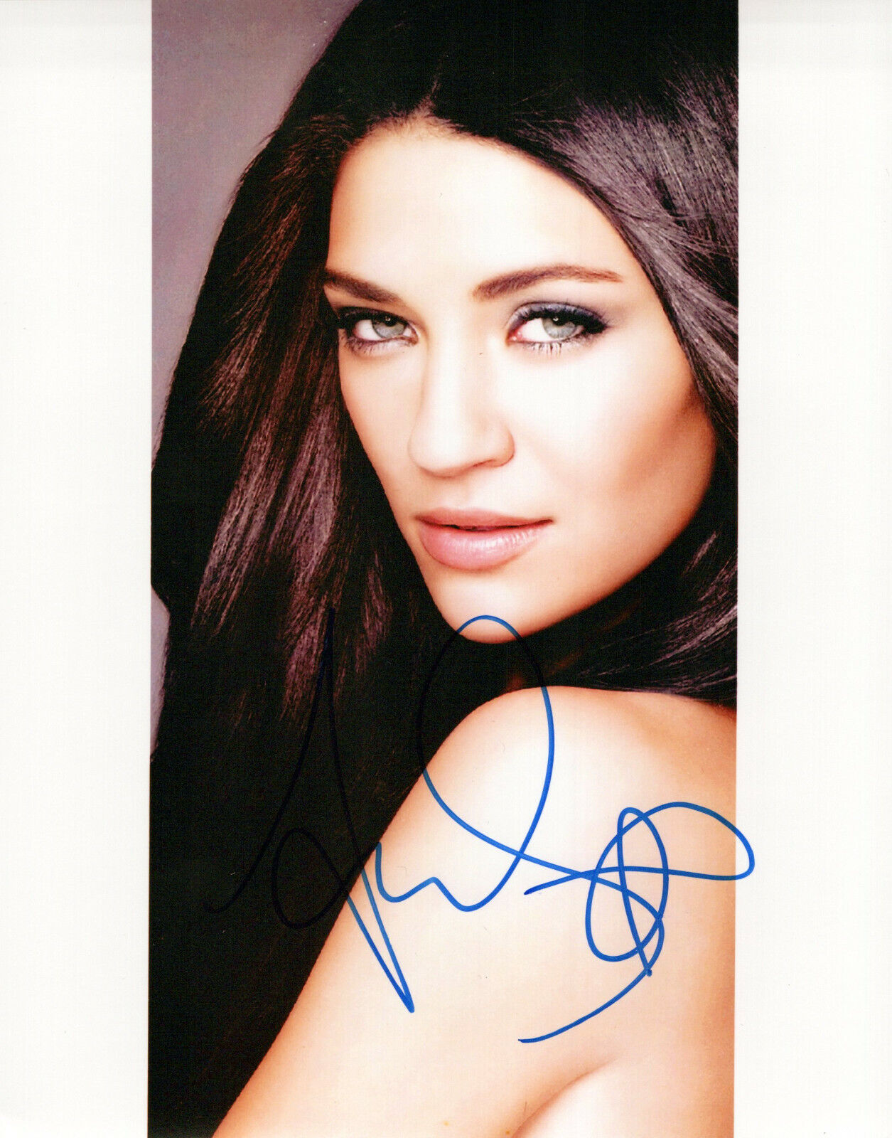 Jessica Szohr glamour shot autographed Photo Poster painting signed 8x10 #11