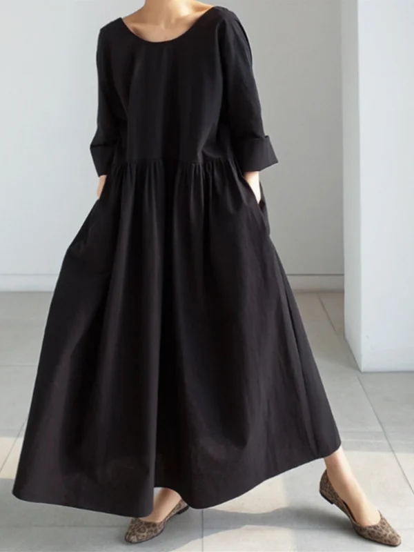 New Loose Two Wear Backless Maxi Dress