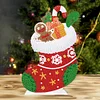 Diamond Painting Acrylic Xmas Stocking Desktop Ornament