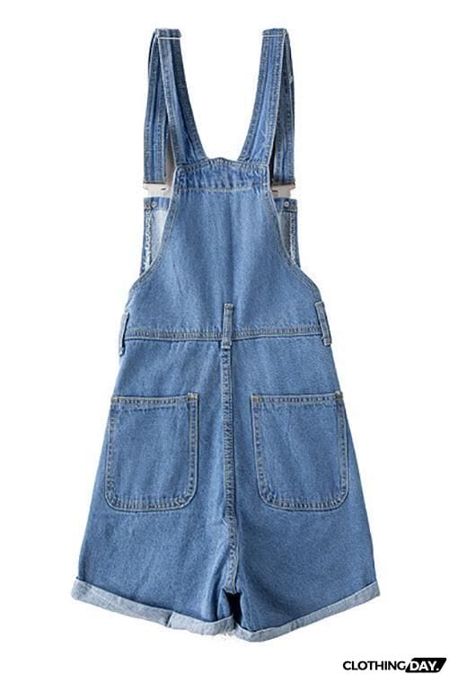 Classical Denim Romper