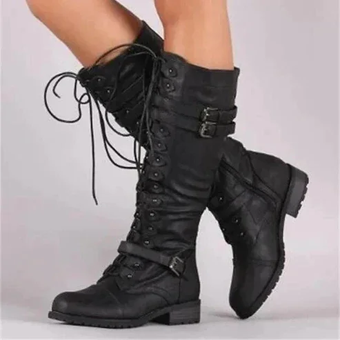 Retro Lace Boots